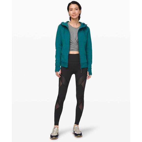 Lululemon Wunder Under High-Rise Tight 28" Women’s Size 6 Mesh Black EUC - Picture 3 of 13